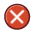 This is a screenshot of the red circle with a white X icon. Its details are described in the text in the adjacent column.