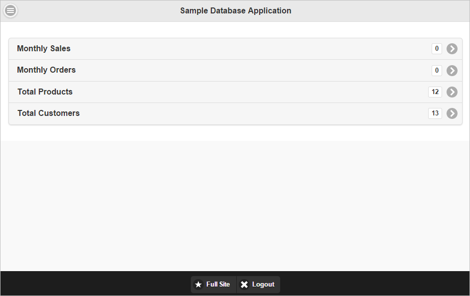 Description of samp_app_mobile1.png follows
